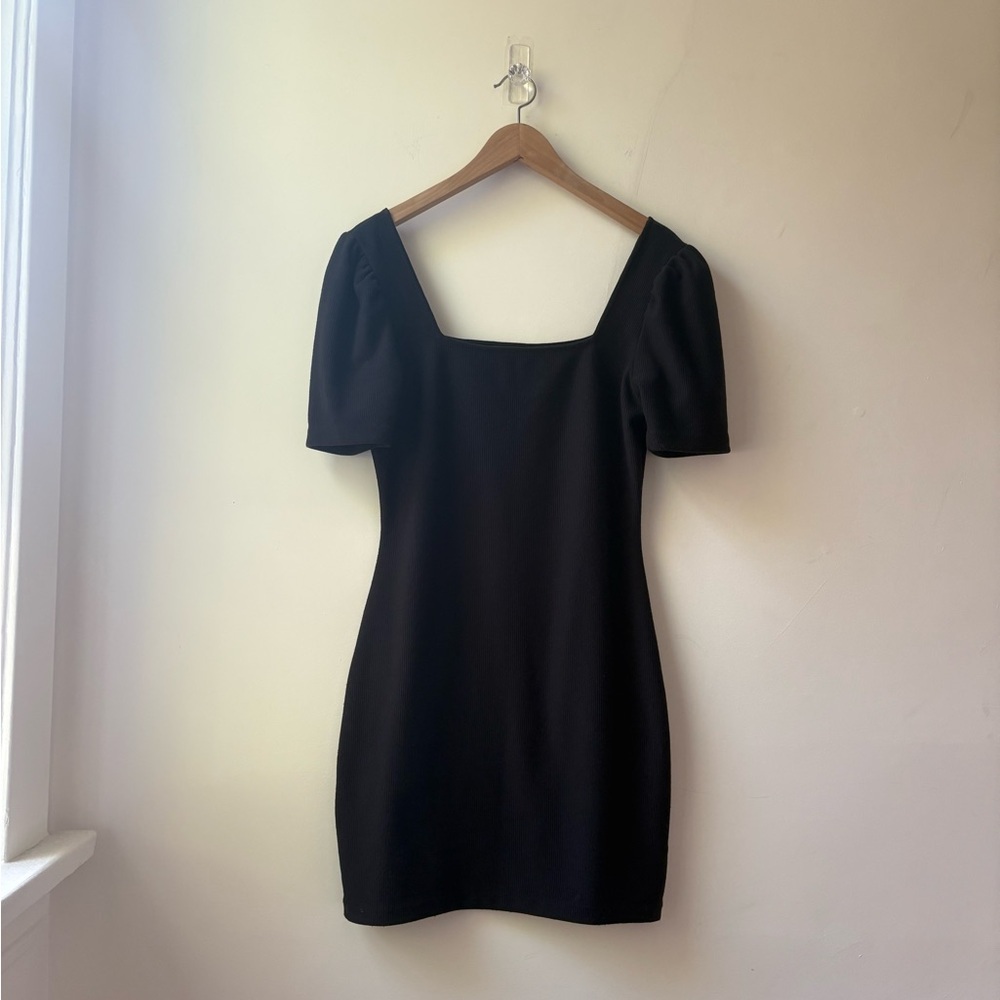 Club Monaco Black Square-Neck Dress​ - Picture 2 of 11